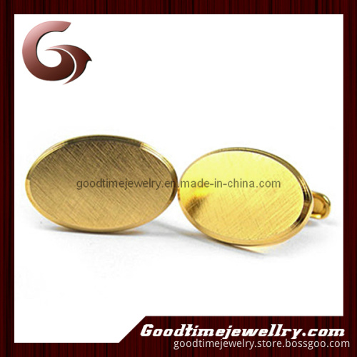Gold Plated Stainless Steel Cufflinks